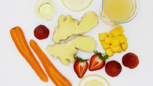 Frukter med C-vitamin, E och karotenoider – visar näringens effekt på hudens skydd och elasticitet