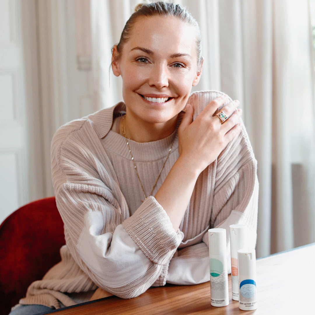 Carina Bergs färska hudvårdsrutin I Skinome