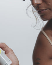 Ansiktsapplicering av Skinomes solskydd med SPF 30