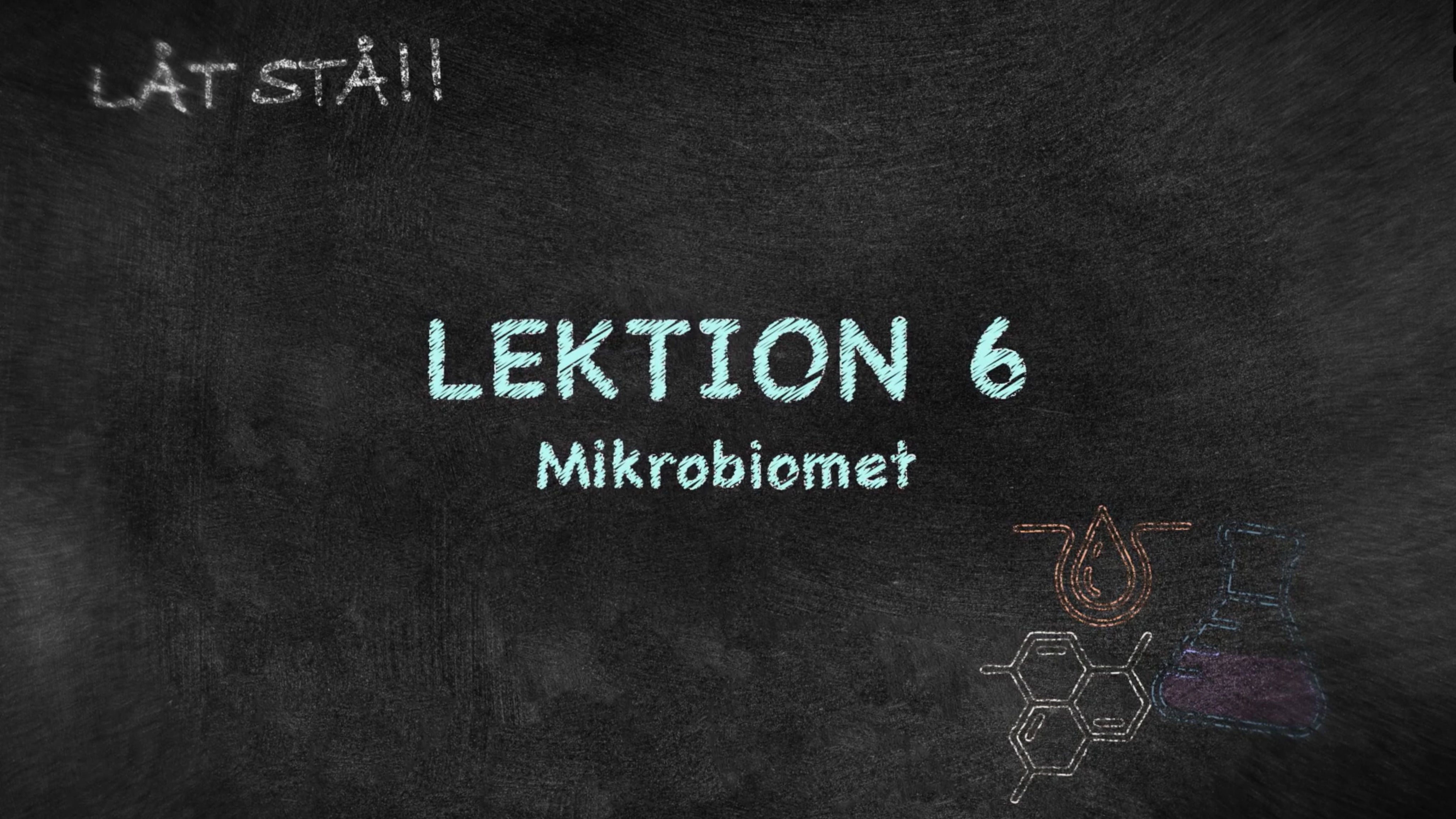 Lektion 6 - Mikrobiomet